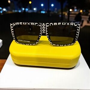 Marc Jacobs Monochrome Patterned Sunglasses